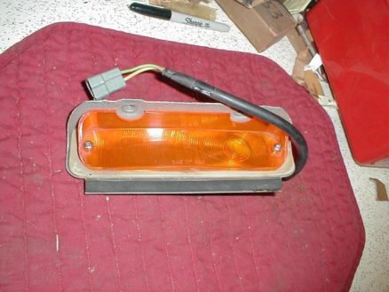 NOS Mopar Right Park Lamp Assembly 1963 Chrysler Newport 300 New Yorker