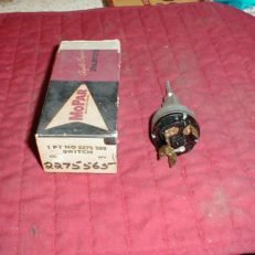 NOS Mopar Single Speed Wiper Switch 1962 Plymouth Valiant Dodge Lancer