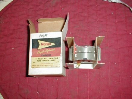 NOS Mopar Fuel Gauge 1964 Imperial All Models