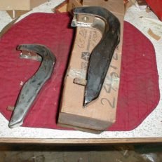 NOS Mopar Front Bumper Guards 1965 Dodge Polara Monaco
