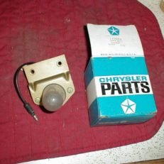 NOS Mopar License Lamp 1965 Chrysler Station Wagon