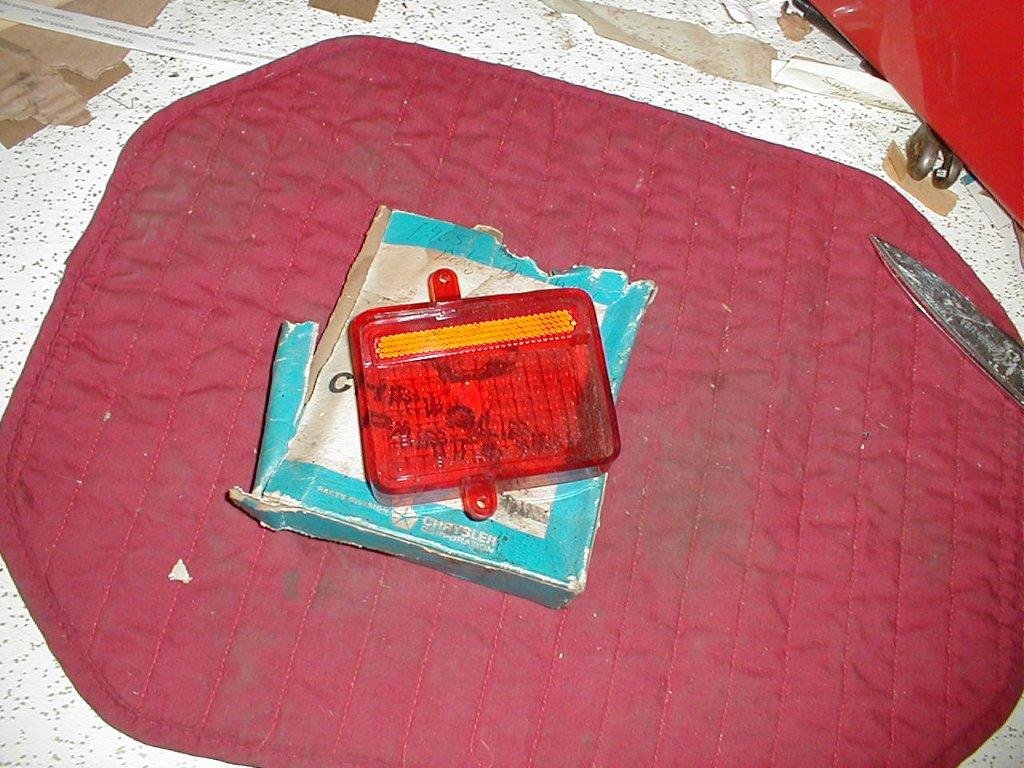 NOS Mopar Right Outer Tail Lens 1964 Dodge Station Wagon Models