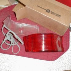 NOS Mopar Left Outer Tail Lens 1964 Dodge 880 Models