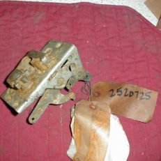 NOS Mopar Left Rear Door Latch 1965-7 Dodge Plymouth Chrysler Imperial C Body Models