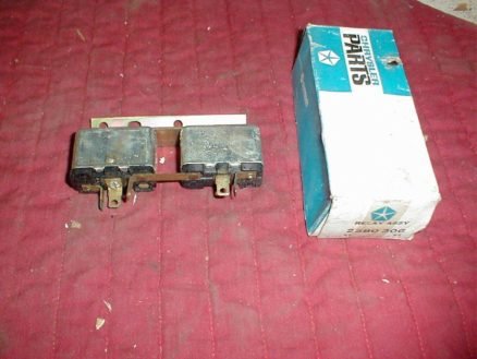 NOS Mopar Power Door Lock Relay 1958 Thru 1968 C Body Models