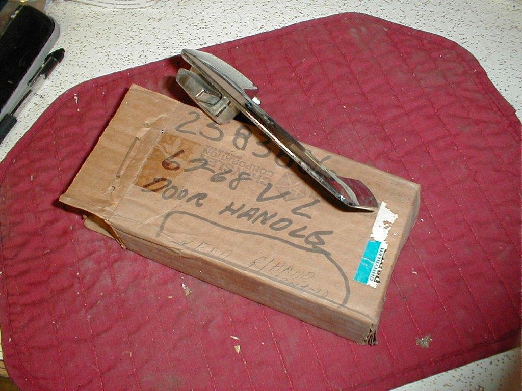 NOS Mopar Right Rear Outside Door Handle 1967-76 Plymouth Dodge A Body Models