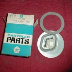 NOS Mopar Wiper Motor Switch Plate 1965 C Body Variable Speed Prestolite Motor