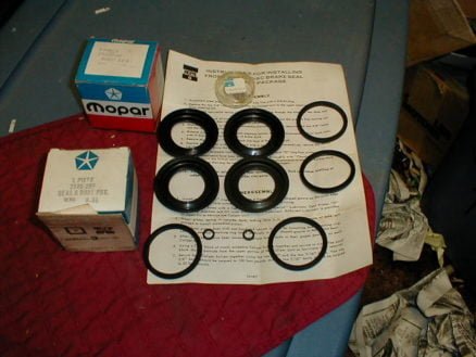NOS Mopar Disc Brake Caliper Kits 1965 Thru 1968 C Body Plymouth Dodge Chrysler