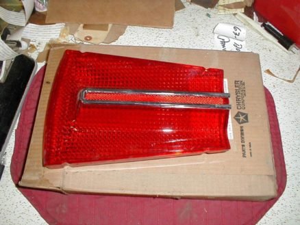 NOS Mopar Left Tail Lens 1966 Dodge Monaco Models