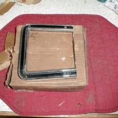 NOS Mopar Left Tail Light Bezel 1967 Dodge Coronet Wagon
