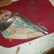 NOS Mopar Fender Hood Extension Moulding 1967-8 Dodge Polara Monaco Left Side