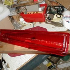 NOS Mopar Left Tail Lens 1967 Dodge Polara Models