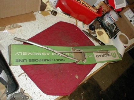 NOS Mopar Right Windshield Wiper Arm 1965-8 Dodge Truck Anti Glare