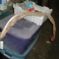 NOS Mopar Left Rear Wheel Opening Moulding 1968-70 Plymouth Road Runner GTX