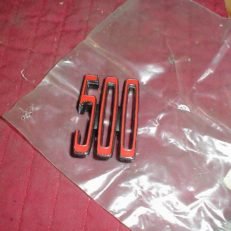 NOS Mopar Deck Lid Ornament 1968 Dodge Coronet 500