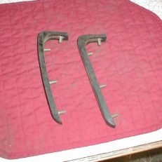 NOS Mopar Rear Bumper Guard Cushions 1968 Dodge Polara Monaco