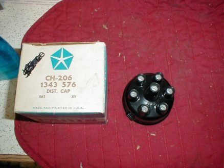 NOS Mopar Distributor Cap 1949 Thru 1959 6 Cylinders