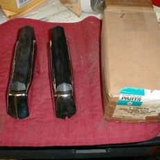 NOS Mopar Front Bumper Guards 1968 Dodge Polara Monaco