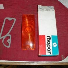 NOS Mopar Park Lens 1968-9 Dodge Truck D & W Models Amber