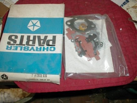 NOS Mopar Carburetor Kit 1963 To 1968 One Barrel Carter Carb