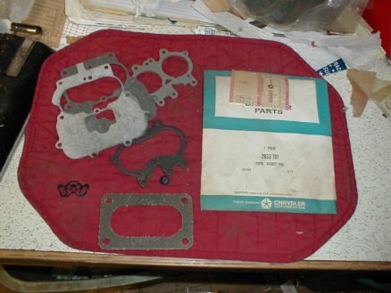 NOS Mopar Carburetor Gasket Kit 1969-70 383 2 Barrel Carter Carb