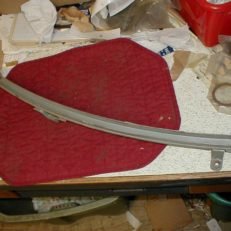 NOS Mopar Right Tail Gate Glass Channel 1969-71 Plymouth Chrysler Dodge C Body Wagon