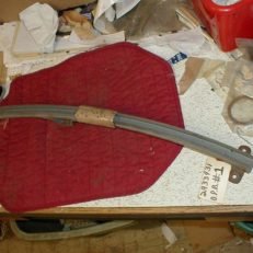 NOS Mopar Left Tail Gate Glass Channel 1969-71 Plymouth Chrysler Dodge C Body Wagon