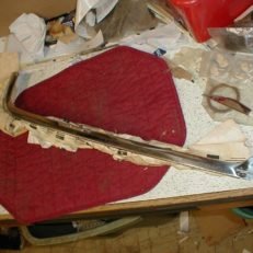 NOS Mopar Right Windshield Moulding 1969-73 Plymouth Chrysler Dodge C Body 4 Door