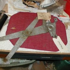 NOS Mopar Window Regulator Arm Right Front 1969-70 C Body 2 Door W/O Vent