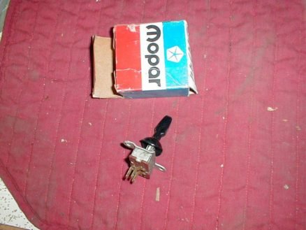 NOS Mopar Rear Defroster Switch 1970 Thru 1974 E Body Models