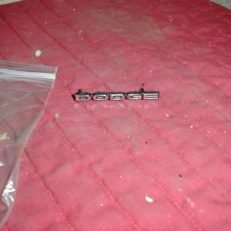 NOS Mopar Nameplate Rim Blow Steering Wheel 1970-4 Dodge Models