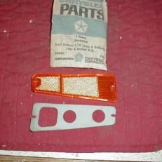 NOS Mopar Right Front Side Marker Lens 1970-1 Dodge Polara & Monaco Models