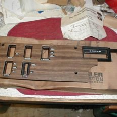 NOS Mopar Dash Bezel 1970 Dodge Polara & Monaco With Rear Defroster