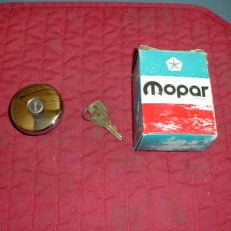 NOS Mopar Locking Gas Cap 1967 Thru 1970 B & C Body Cars