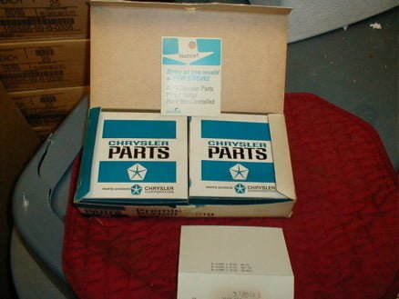 NOS Mopar Piston Rings 1967 Thru 1972 318 Cubic Inch Engines