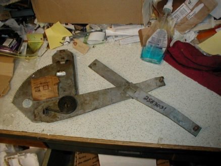 NOS Mopar Window Regulator Left Quarter Window 1966-70 B Body 2 Door