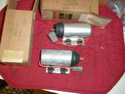 NOS Mopar Power Door Lock Solenoids 1965 Thru 1973 C Body