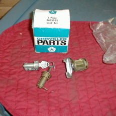 NOS Mopar Ignition & Door Locks 1973 Thru 1975 Models