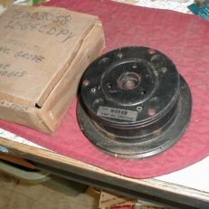 NOS Mopar A/C Clutch Drive Pulley & Hub 1962 B Body Plymouth & Dodge
