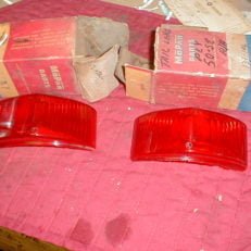 NOS Mopar Tail Lenses 1950-2 Plymouth Models - Hiltop Auto Parts