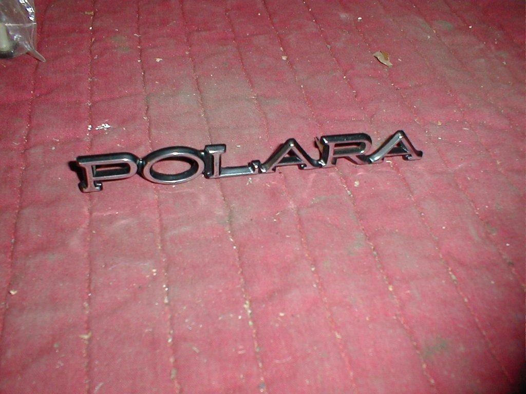 NOS Mopar Quarter Panel Nameplate 1972-3 Dodge Polara Models