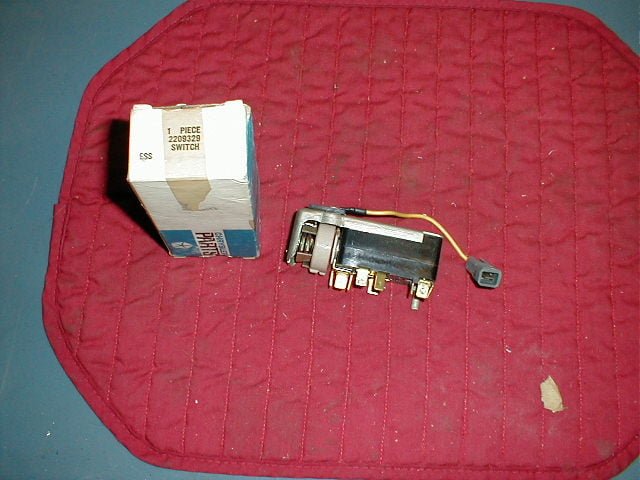 Nos Mopar Headlight Switch 1959 61 Dpcd Most Models Hiltop Auto Parts 1231