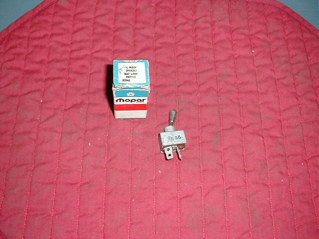 NOS Mopar Map Lamp Switch 1968-74 Plymouth Dodge A & E Body Models ...