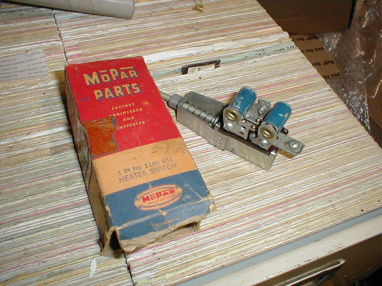 NOS Mopar Heater Blower Switch 1948-55 Dodge Truck - Hiltop Auto Parts