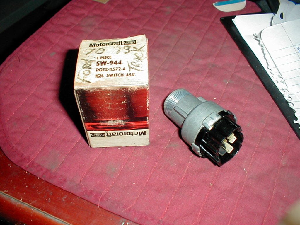 NOS Ford Ignition Switch 1970-6 Ford Truck F100-350 Models - Hiltop