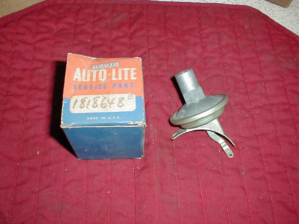 NOS Mopar Vacuum Advance Unit 1957 Chrysler Windsor & Saratoga Models ...