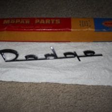 HOOD NAMEPLATE