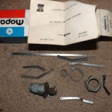 DECK LID & GLOVE BOX LOCKS