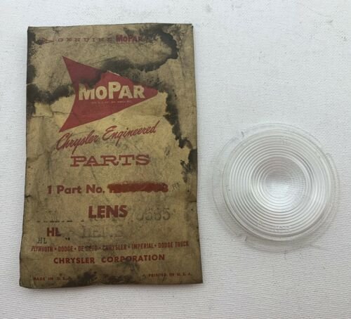 NOS Mopar Back Up Lens 1960 Chrysler Models - Hiltop Auto Parts