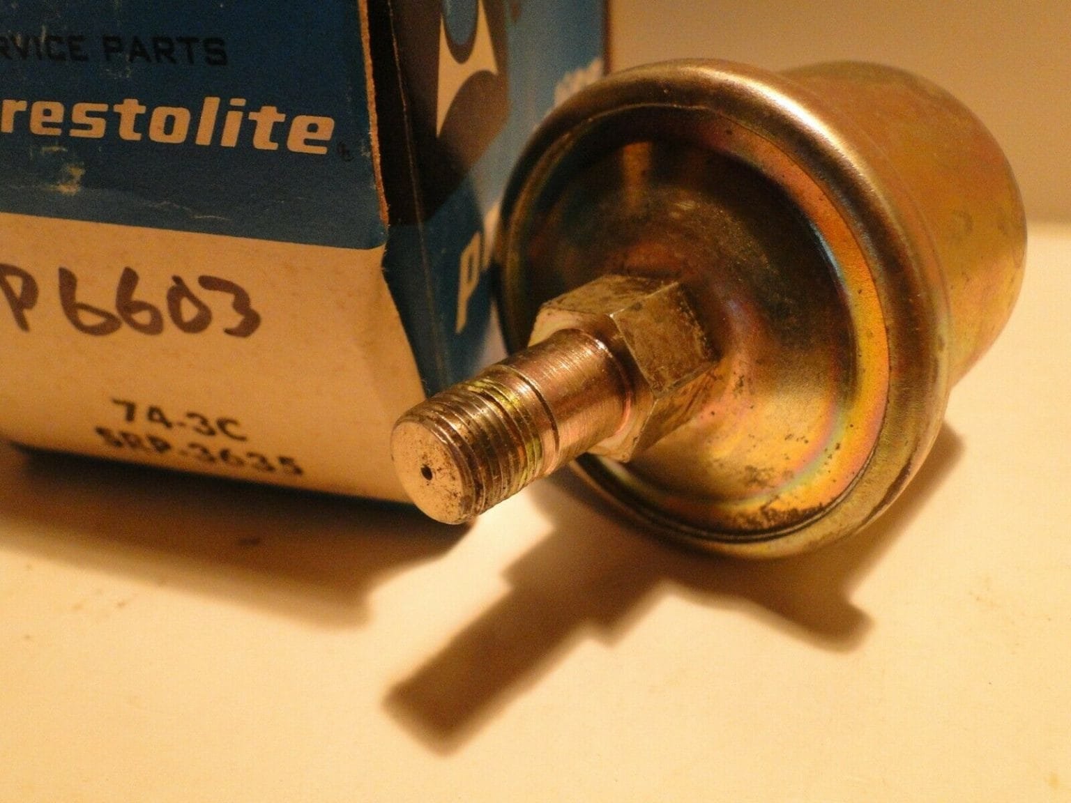 NOS Mopar Oil Pressure Sending Unit 196473 All with Oil Gauge